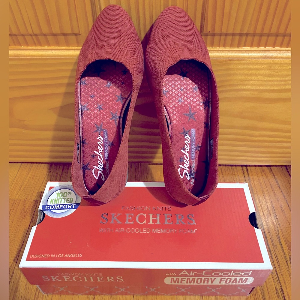Skechers (cleo - bewitch) knitted ballet flats